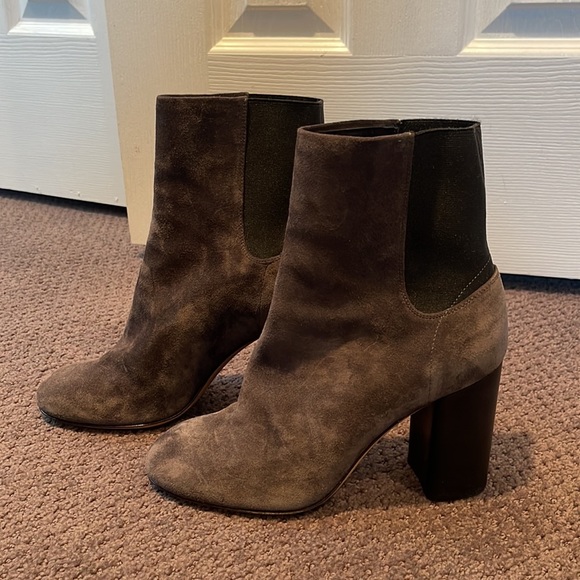 Rag & Bone Agnes suede booties, asphalt, size 37.5 - Picture 2 of 3